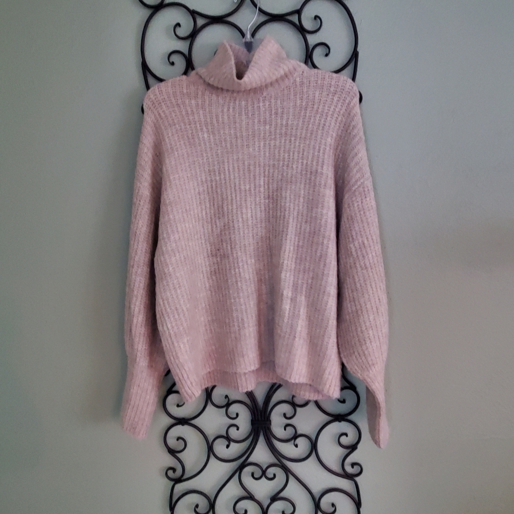 Sweater with bell sleeves